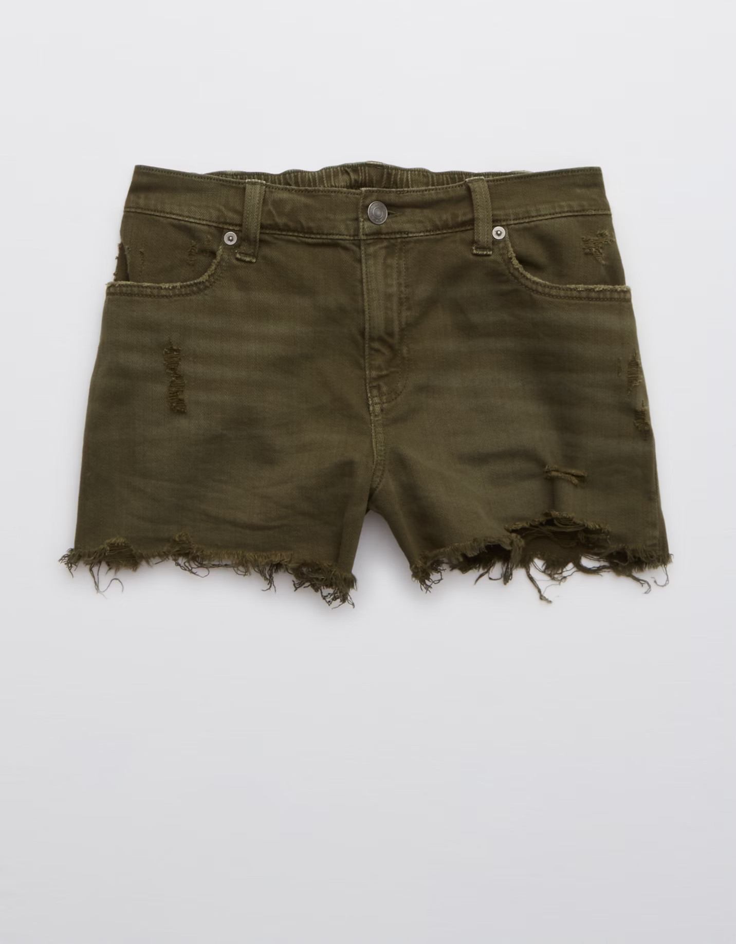 Aerie Distressed Daydream Denim Short | American Eagle Outfitters (US & CA)