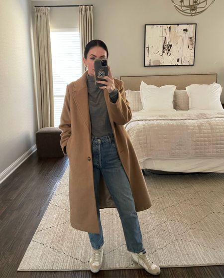 Jeans- fit TTS 
coat- oversized 


Winter outfits, vacation outfits, jeans, sneakers, our everyday home, work outfit, statement coat, Abercrombie, revolve 

#LTKsalealert #LTKSeasonal #LTKfindsunder100