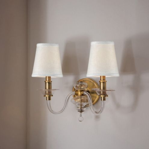 Mila Blown Glass Wall Sconce with Shades | Ballard Designs, Inc.