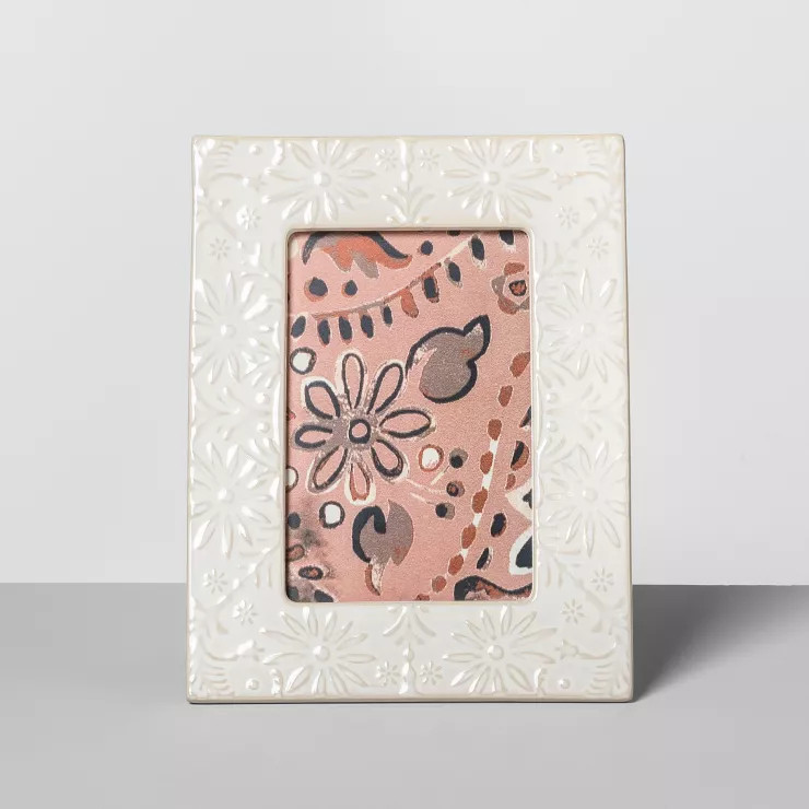 Embossed Ceramic Single Picture Frame - Opalhouse | Target