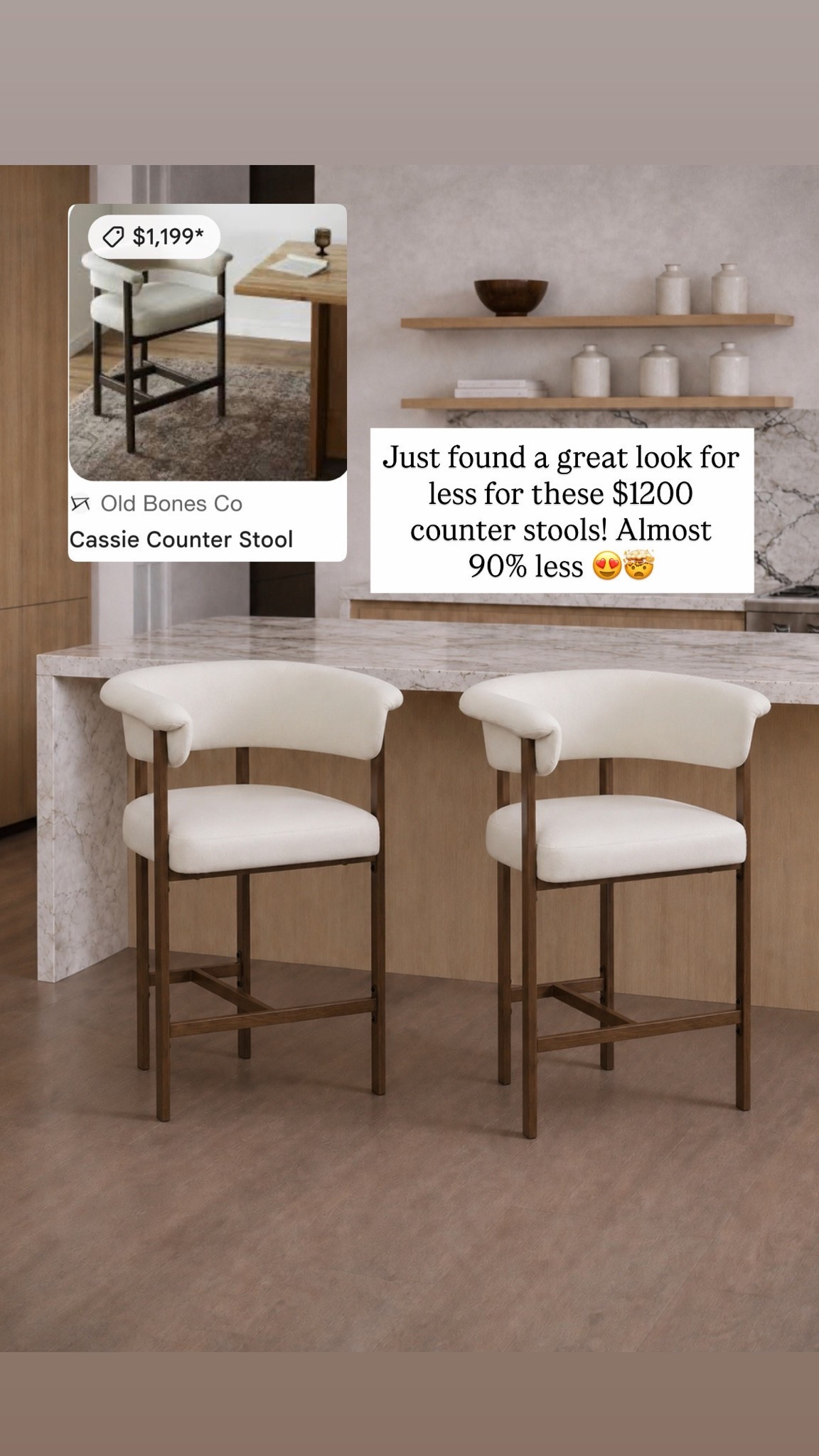 Brand new high end inspired counter stools!!!!