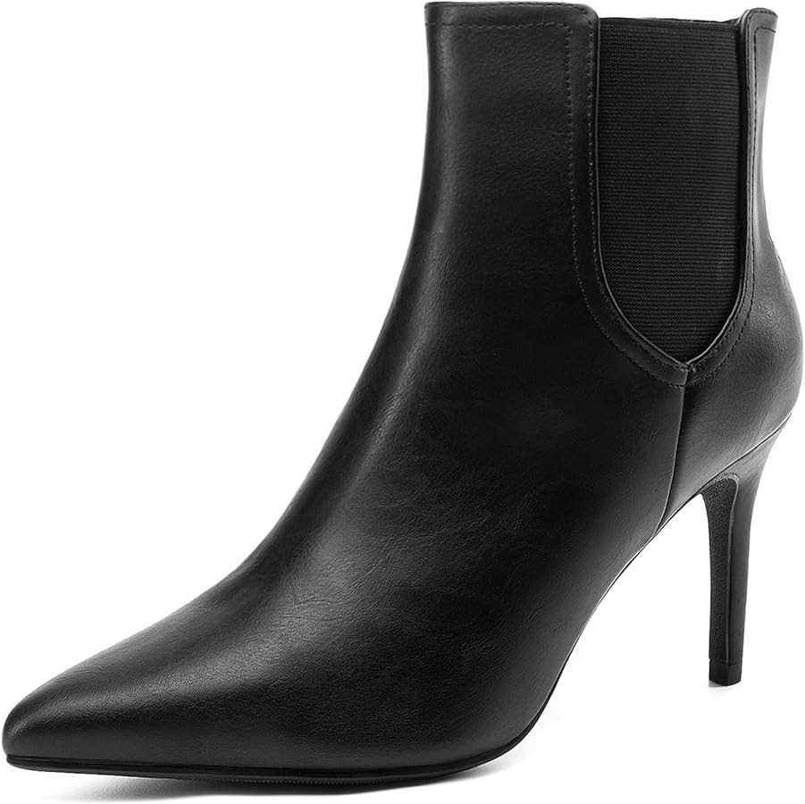 DREAM PAIRS Women's Pointed Toe Stiletto High Heel Ankle Booties | Amazon (US)