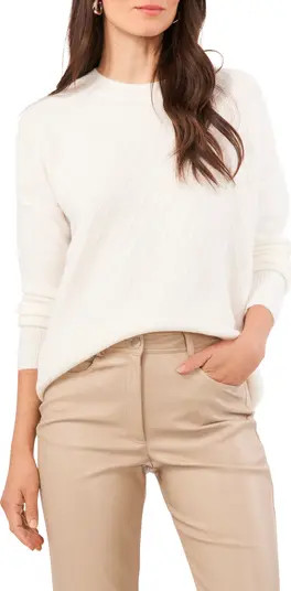 Lattice Pattern Crewneck Sweater | Nordstrom