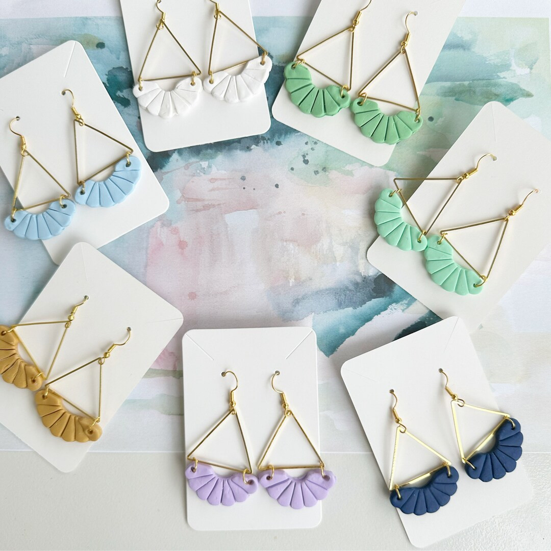 Seaside Scallop Earrings - Etsy | Etsy (US)