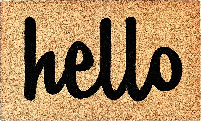 Calloway Mills AZ100343048NBS Hello Doormat, 30" x 48", Natural/Black | Amazon (US)