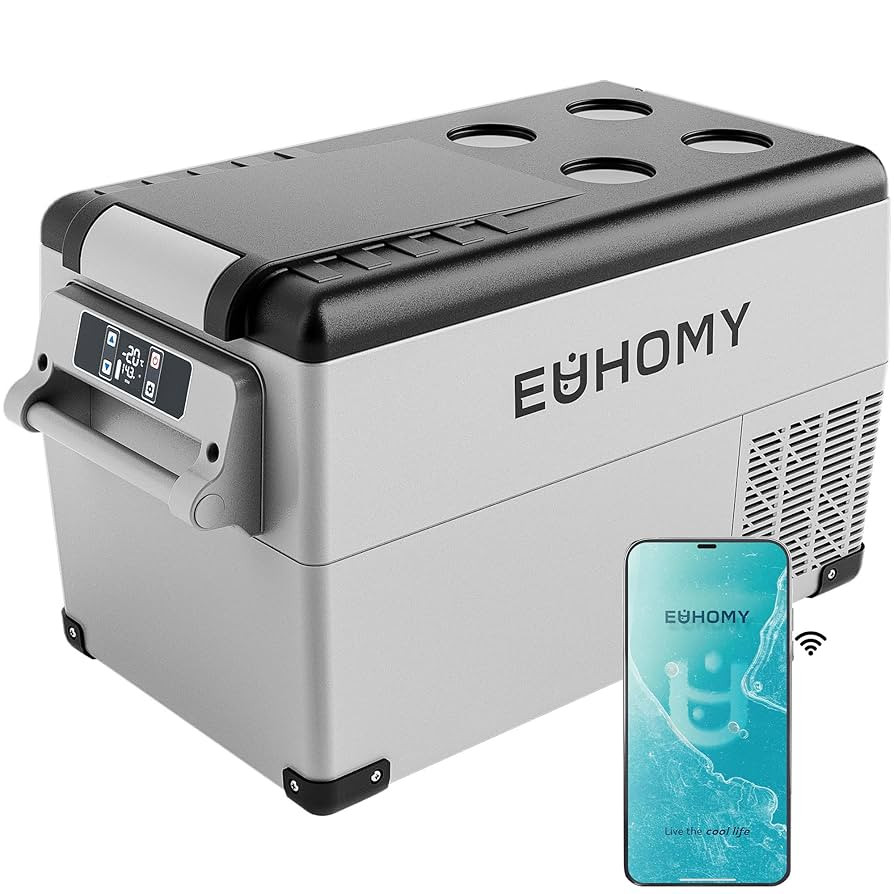 EUHOMY 12 Volt Refrigerator, 38QT(35L) Electric Cooler, 12V Fridge APP Control, 12V Cooler -4℉~... | Amazon (US)