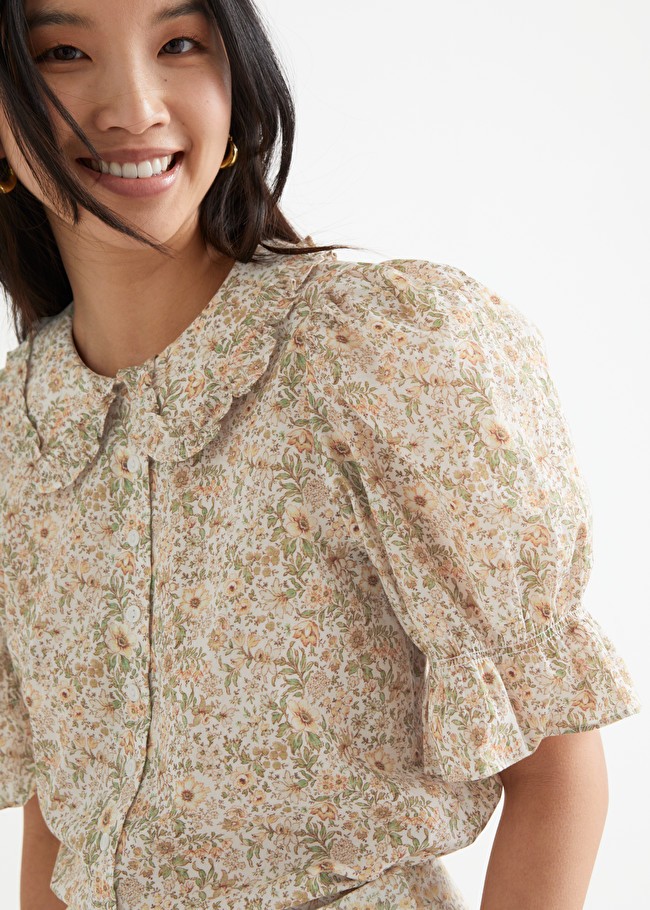 Floral Print Puff Sleeve Blouse | & Other Stories (EU + UK)