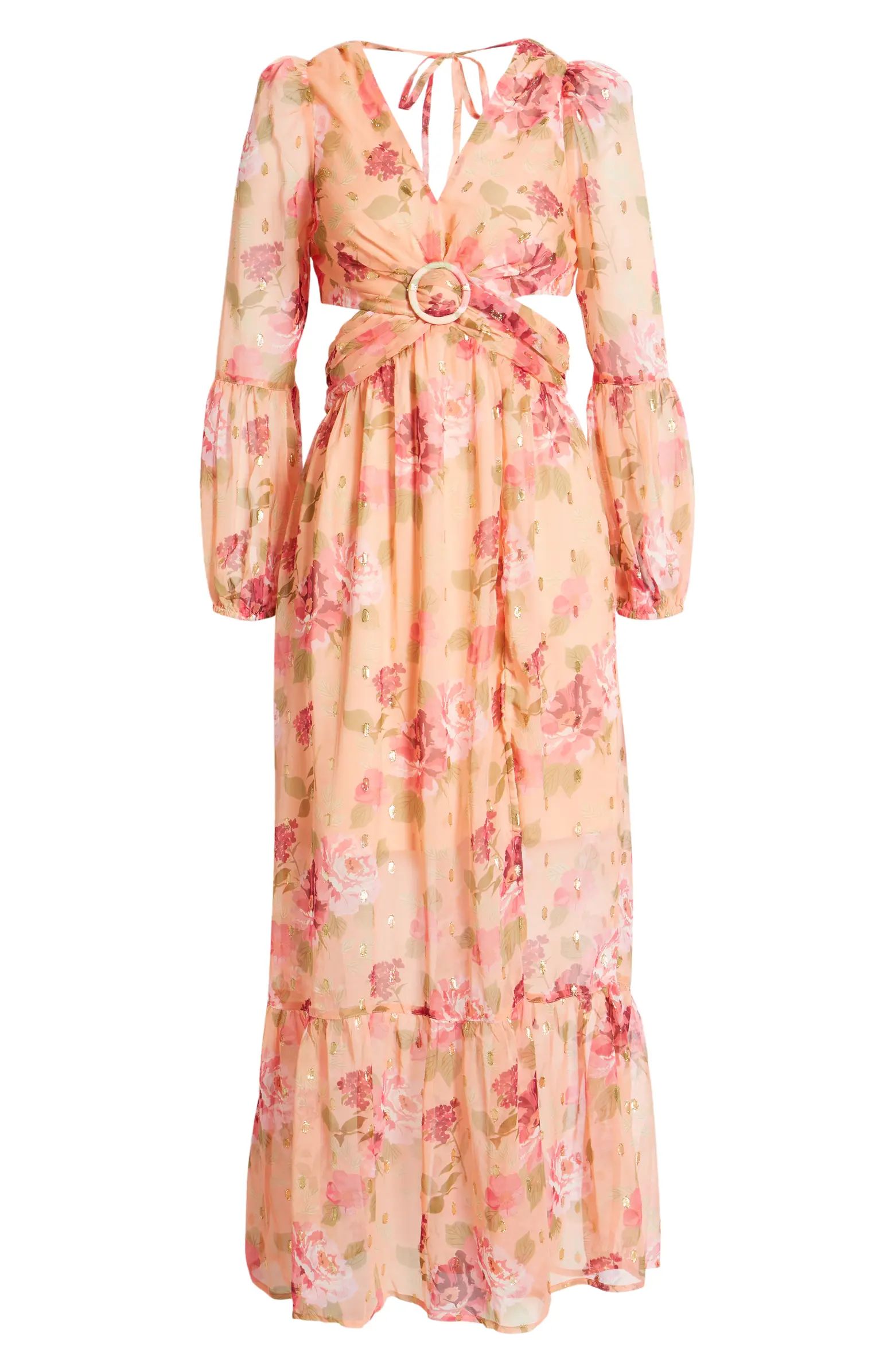 Florence Leila Floral Print Long Sleeve Dress | Nordstrom