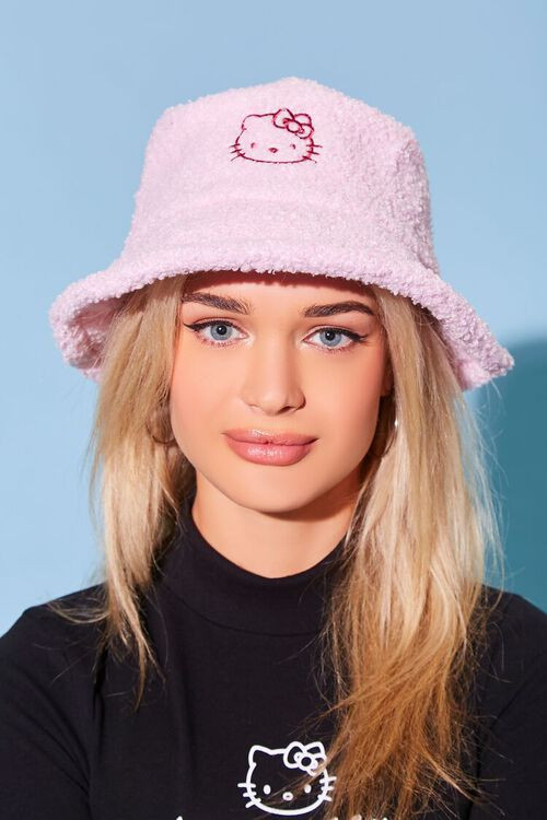 Embroidered Hello Kitty Bucket Hat | Forever 21 (US)