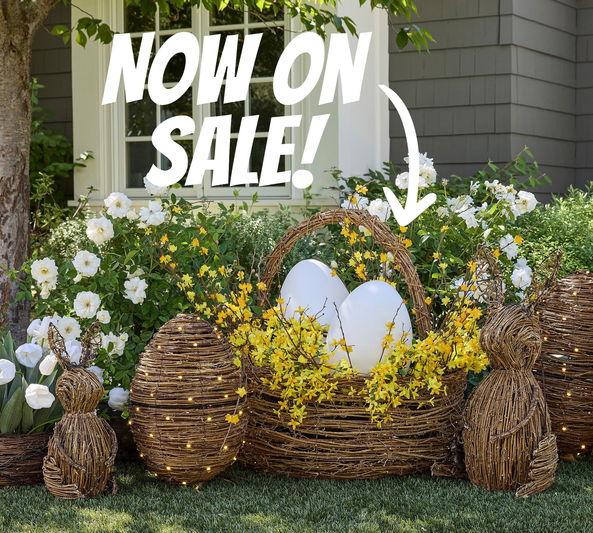 Celebrate the season with the warm, inviting glow of the Lit Rattan Easter Collection! This charming set combines rustic rattan with delicate LED lighting to create a cozy, festive ambiance—perfect for indoor or outdoor decor. 🌸🐰💡

Features:
✨ Handcrafted Elegance – A beautiful blend of metal and rattan, bringing a natural touch to your Easter decorations.
🥚 Glowing Egg Cluster & Bunnies – Soft LED lights add a magical twinkle to your holiday setup.
🔋 Convenient & Versatile – Battery-operated with a built-in timer (6 hours on, 18 hours off) for effortless enjoyment.
⚡ Plug-In Basket & String Lights – Easy to set up and perfect for brightening up any space.
🌿 Outdoor Safe – Designed to withstand the elements, making it ideal for both indoor and outdoor use.

Whether you’re styling your Easter brunch table, decorating your porch, or adding a festive glow to your home, the Lit Rattan Easter Collection is the perfect way to welcome spring! 🌼✨ 

#EasterDecor #LTKSpring

#LTKSeasonal #LTKHome #LTKSaleAlert