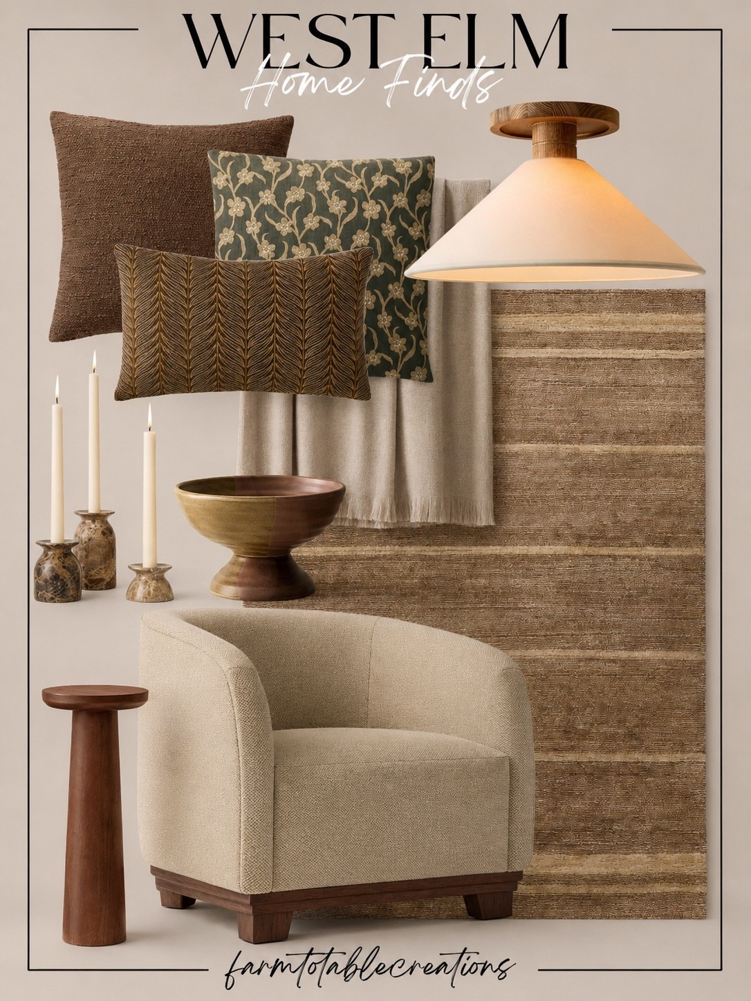 West Elm Home Finds

Warm textures, rich neutrals and elevated details that make a space feel instantly more collected. These West Elm finds are perfect for creating that cozy, designer-inspired look for fall and beyond.

Follow @farmtotablecreations on Instagram for more home finds and styling inspiration.

#WestElm #HomeDecor #NeutralHome #CozyHome #LivingRoomDecor #FallHomeDecor #DesignerInspired #HomeFinds

#LTKSaleAlert #LTKHome #LTKSeasonal