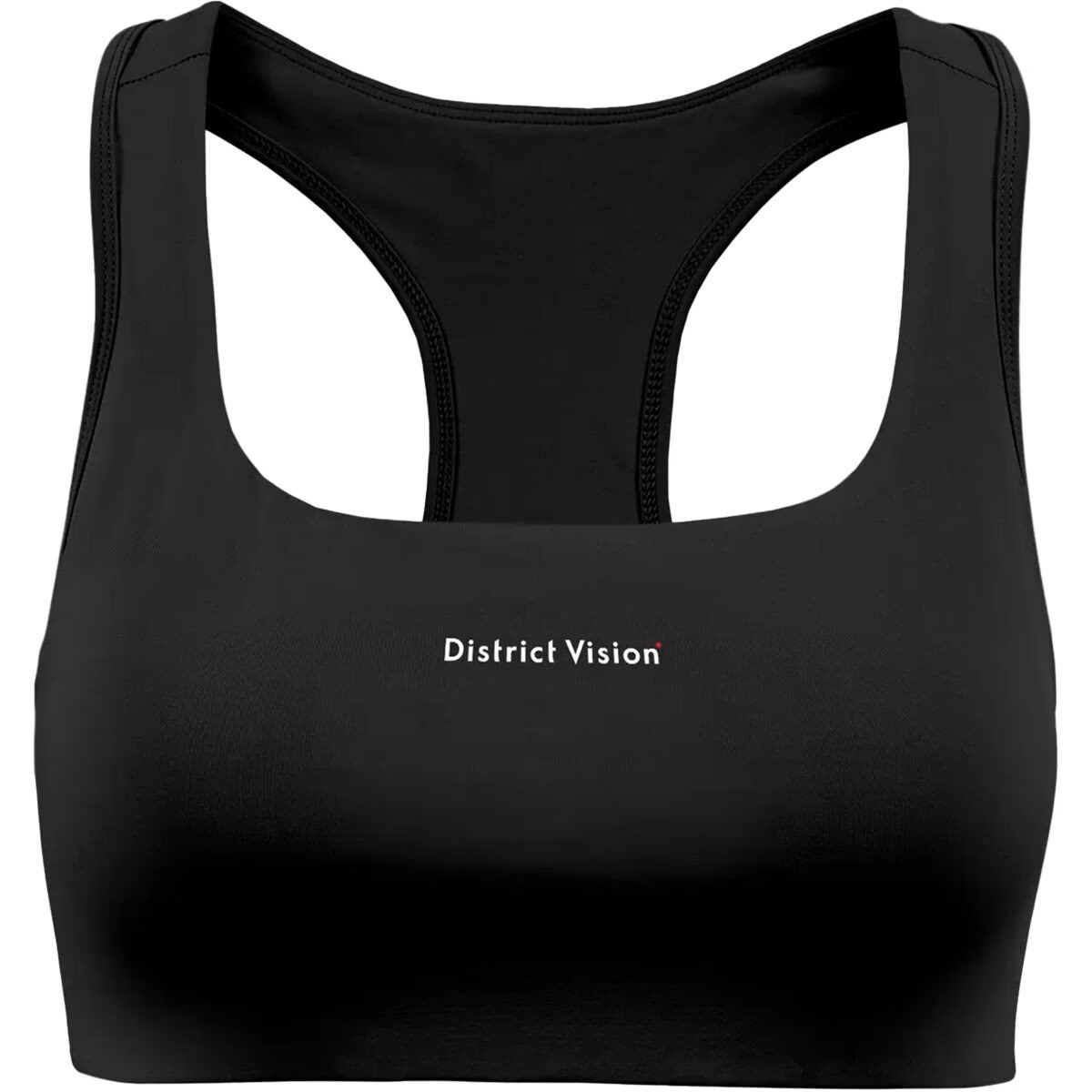 District Vision Twin Layer Medium Support Bra - Women's Black, S | Backcountry