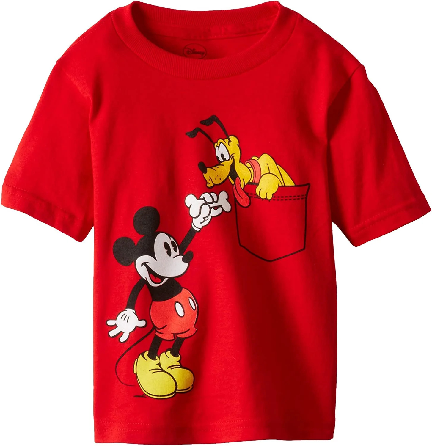 Disney Boys' Mickey Mouse Short Sleeve T-Shirt Toddler Boys 5T Red | Walmart (US)