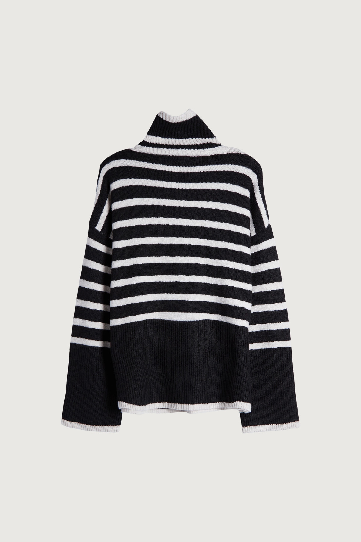 STRIPED TURTLENECK SWEATER | OAK + FORT
