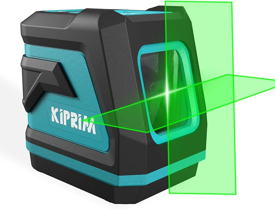 Kiprim Green Laser Level Upgraded LV8 with Enhanced Visibility,Adjustable Brightness,Manual/Self ... | Amazon (US)