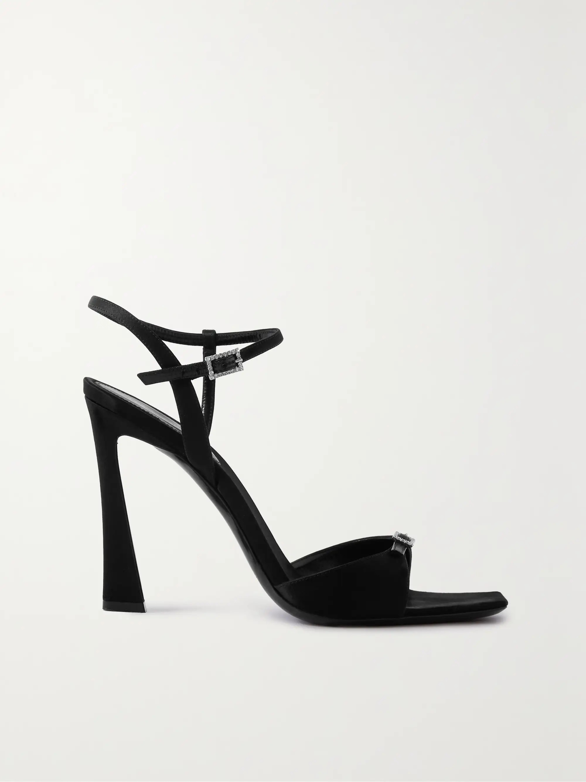 Venue crystal-embellished satin sandals | NET-A-PORTER APAC