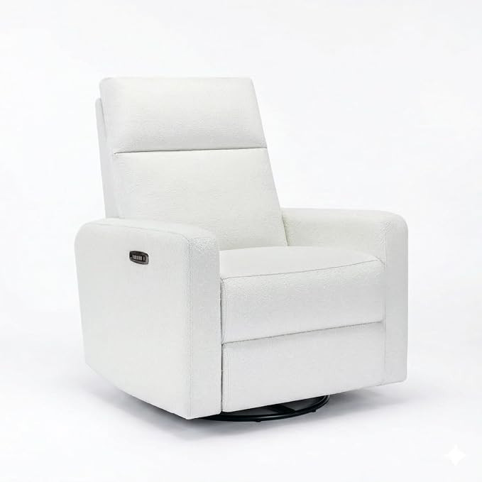 Nurture& The Glider Plus - Premium Nursery Power Recliner | Swivel Chair with Adjustable Head Sup... | Amazon (US)