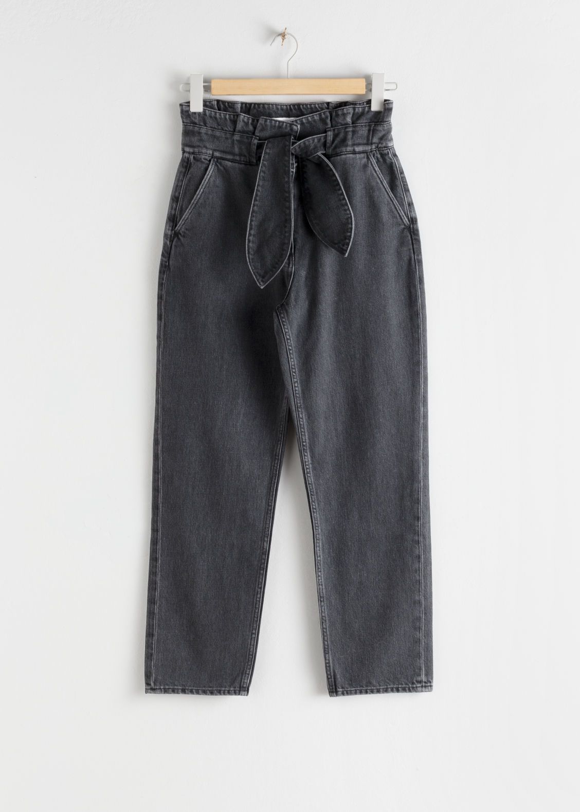 Denim Paperbag Waist Trousers | & Other Stories (EU + UK)