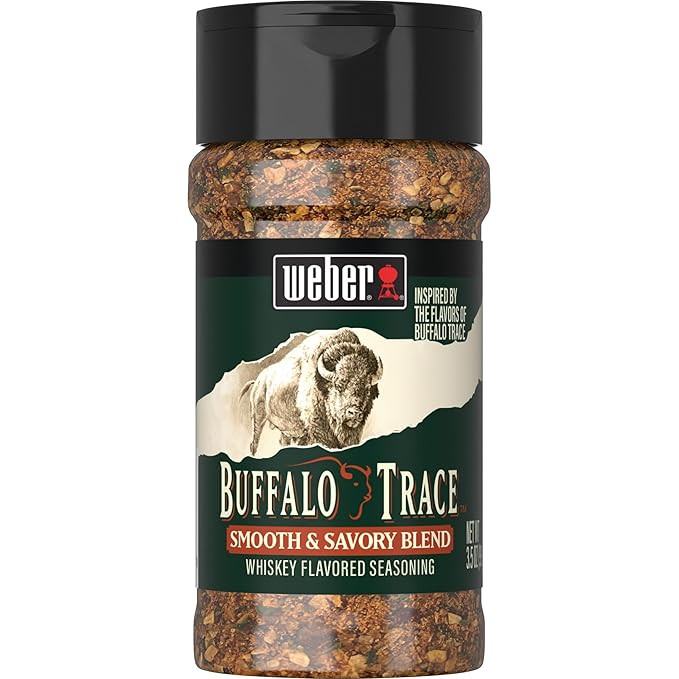 Weber Buffalo Trace Whiskey Flavored BBQ Seasoning, 3.5 oz | Amazon (US)