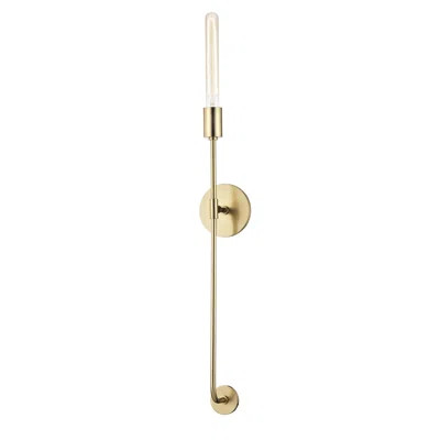 Wooding 1-Light Wallchiere Finish: Aged Brass | Wayfair North America