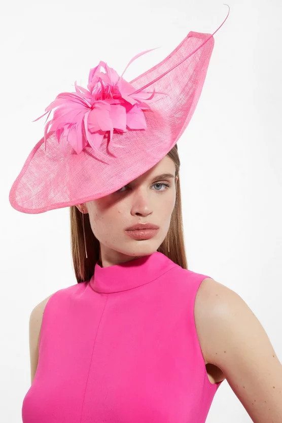 Feather & Quill Disc Fascinator | Karen Millen | Karen Millen US