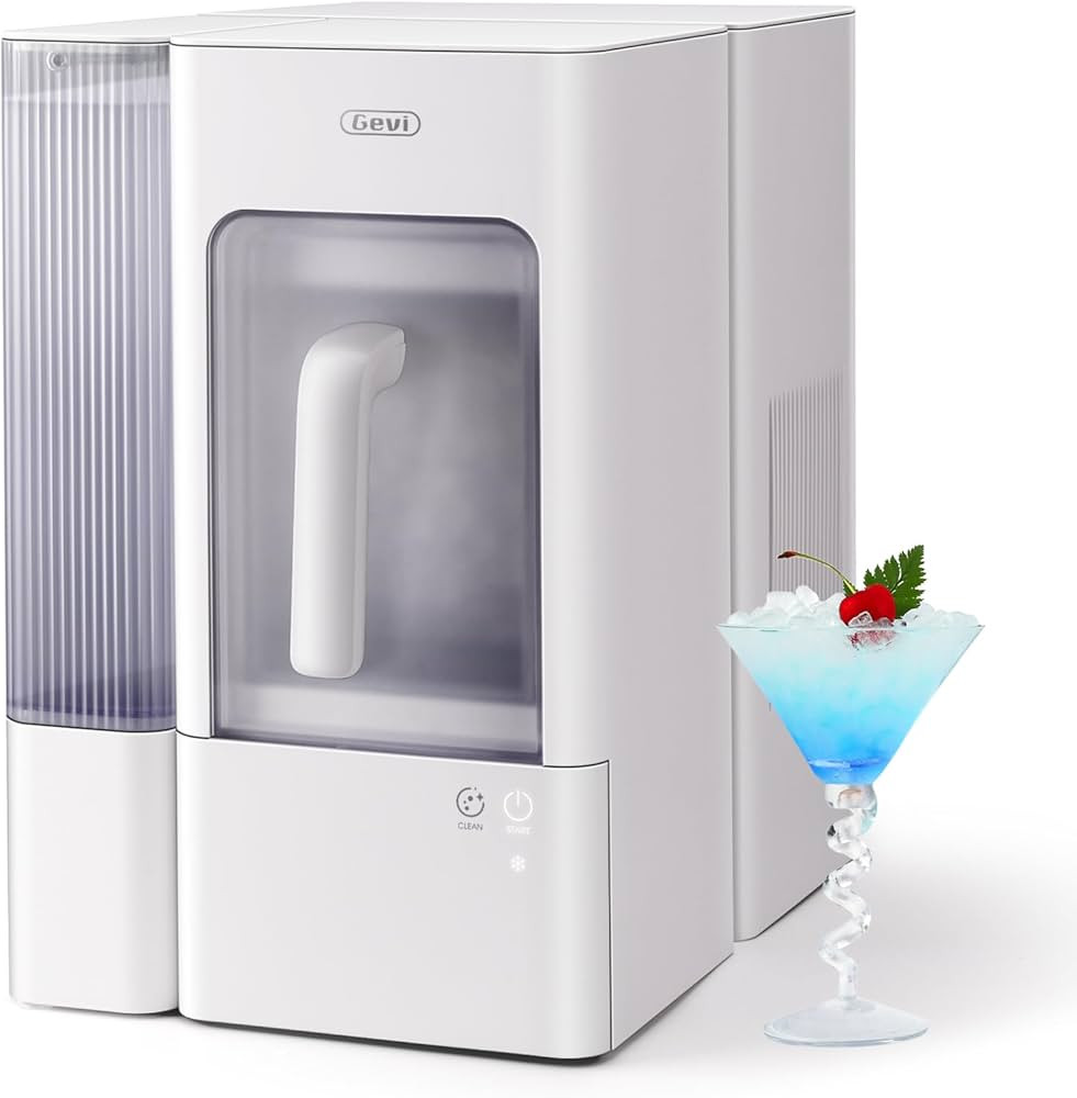 Gevi Adella Gemi Nugget Ice Maker Countertop with 1 Gallon Side Tank,Chewable Ice Machine with Po... | Amazon (US)