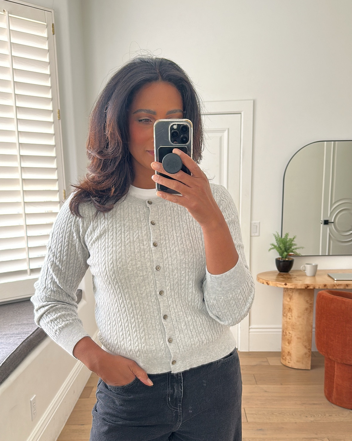 Wear this cardigan layered over a tee or all by itself. Comes in a ton of colors and is super soft stretchy!! Fits true to size



#LTKStyleTip #LTKOver40 #LTKFindsUnder50