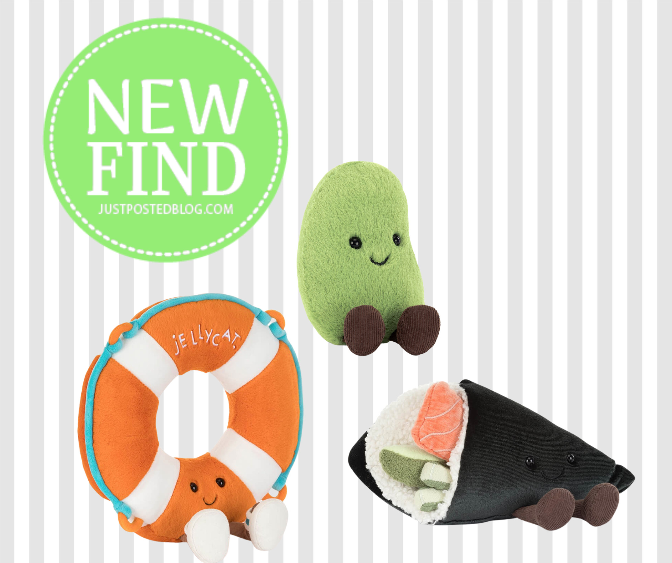 These new Jellycats are SO cute!!! What is your favorite? Mine has to be the life ring!! 

 