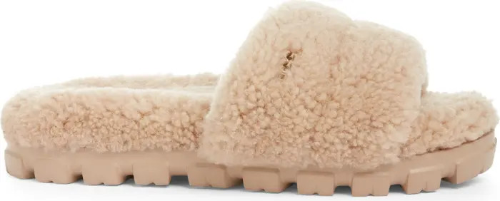 UGG® Cozetta Curly Genuine Shearling Slide Slipper (Women) | Nordstrom | Nordstrom