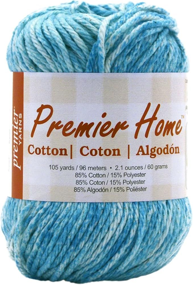 Premier Yarns Home Cotton Yarn, Ocean Splash | Amazon (US)