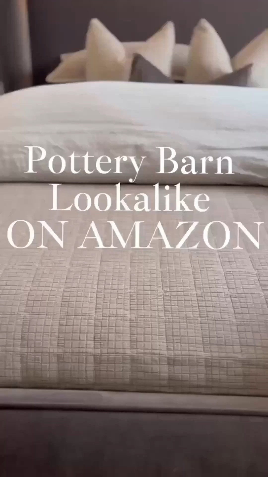 Found this designer Pottery Barn lookalike from Amazon. Soft, cozy, and luxurious! 🤎

Amazon finds
Amazon bedding
Pottery Barn dupe
Bedding inspo

Summerthompsonstyles

#LTKU #LTKHome #LTKdayinmylife
