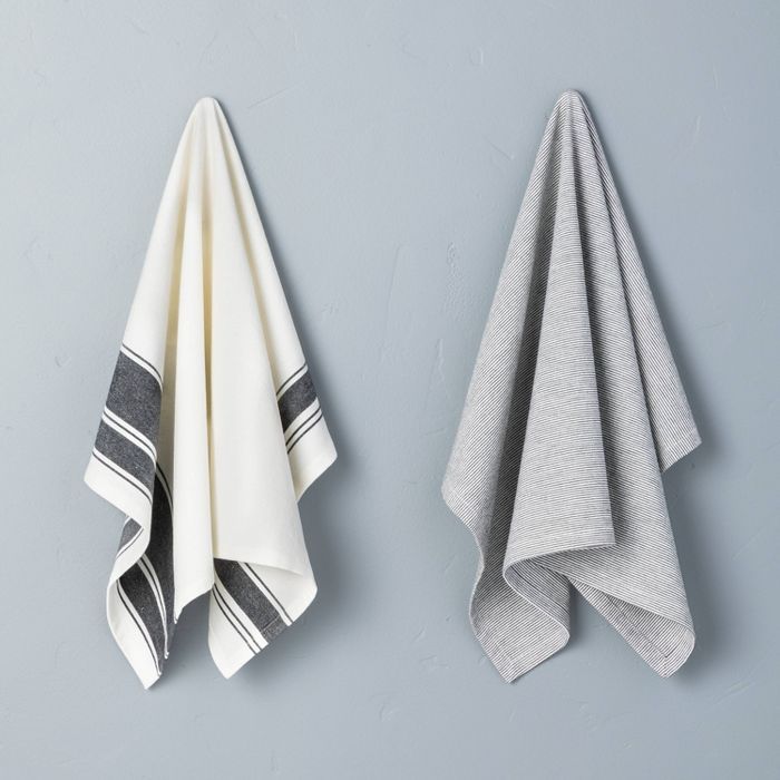 2pk Kitchen Towel Set Faded Blue - Hearth &#38; Hand&#8482; with Magnolia | Target