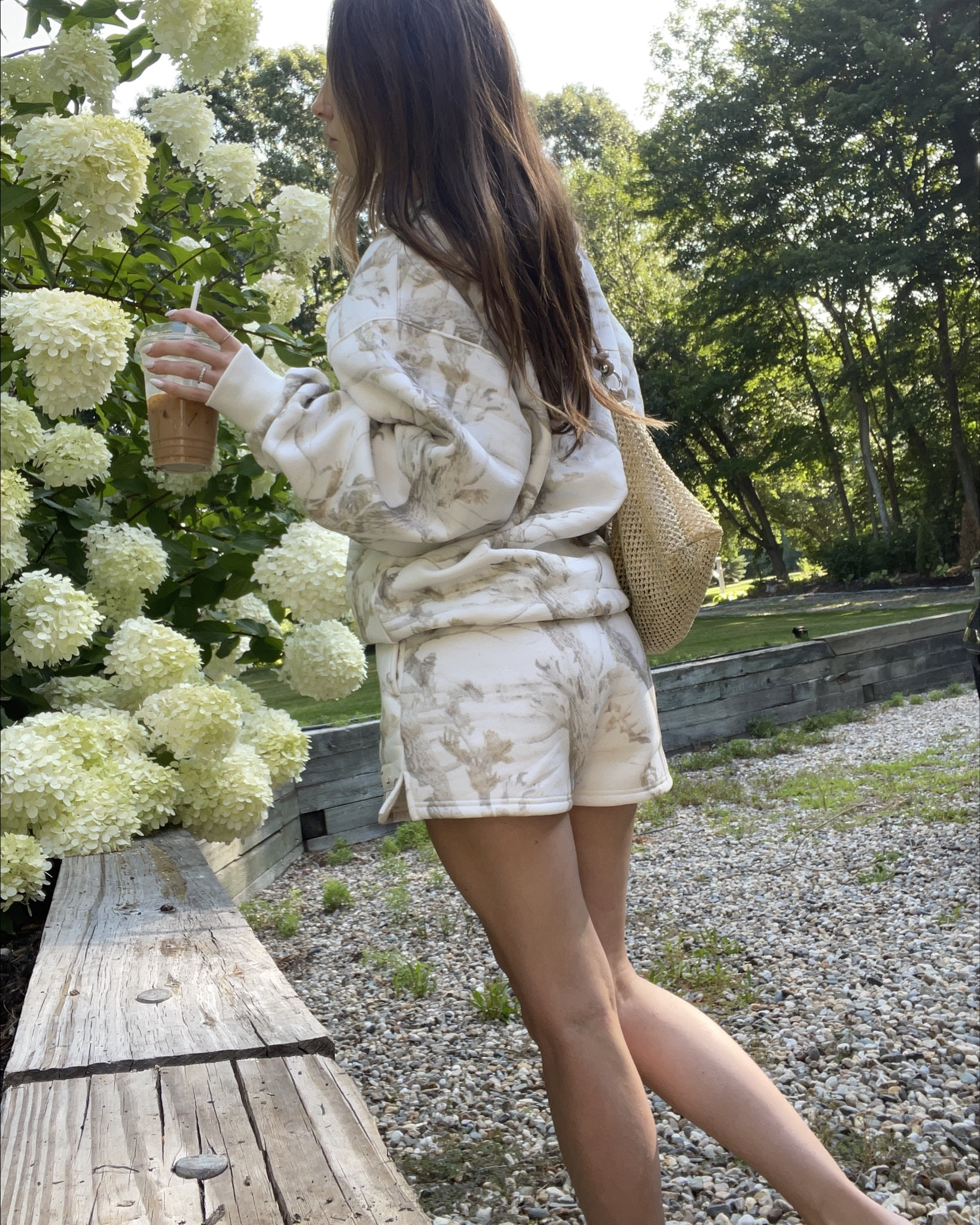 TREND ALERT 🚨 CAMO 

this is the comfiest sweat set, comes in so many colors & camo colors/patterns. 
My husband actually got this set for me- his outdoorsmen’s lifestyle is finally trending haha 🤣 

Sweatshirt: size MED
shorts: size. XS 



#LTKautumn #LTKActive