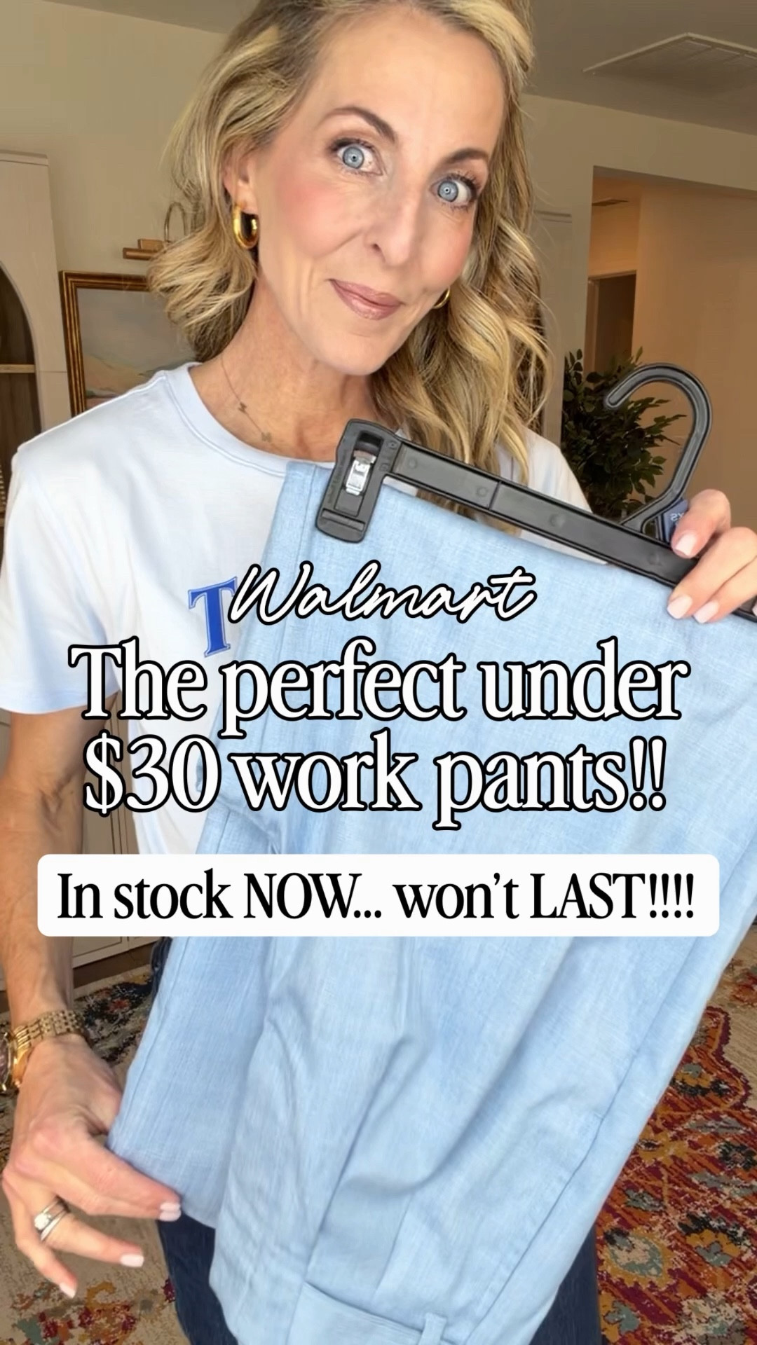 Grab these NOW. You said you wanted work pants, and I found the best pair. Comment pants to grab these and all links! 

These wide-leg pants just FINALLY hit the site and are such a hero piece for your wardrobe. They’re high-rise, cropped, breezy, flattering, and comfortable enough for all-day wear. Perfect for workdays or weekends, and so easy to pair with any top or the matching blazer. Wearing a size XS in both pants and blazer …. R. U. N. 🙌🏼
.
.

wide leg pants, cropped work pants, high rise trousers, affordable workwear, Walmart fashion finds, spring work outfits, teacher outfits, business casual style, casual office outfits, lightweight summer pants, chic everyday outfits, neutral outfit ideas, versatile wardrobe staples, under $30 fashion, work to weekend style