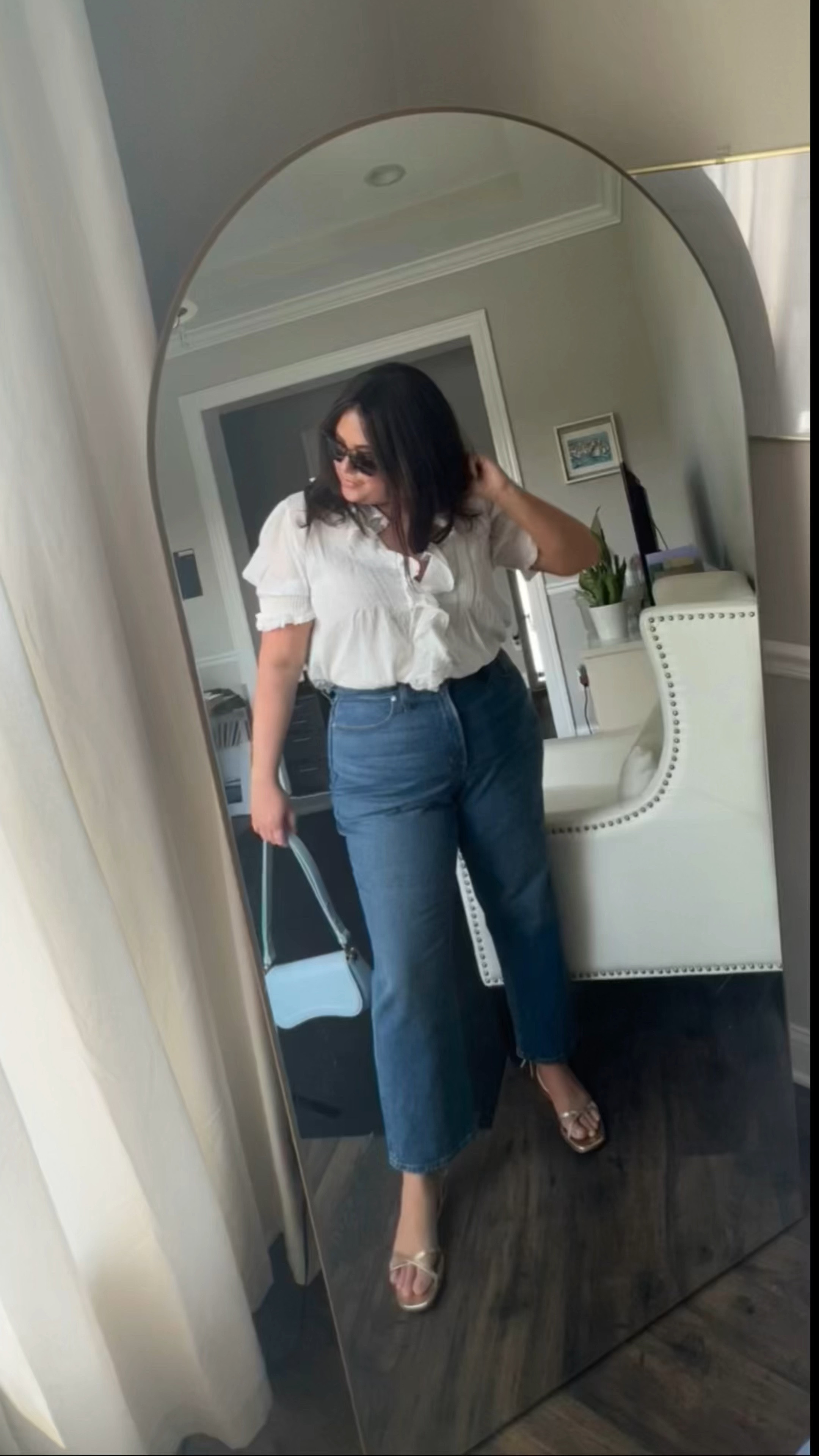 This blouse is everything. An investment piece but I love the material Doen uses and the feminine silhouettes. I just love everything about it 