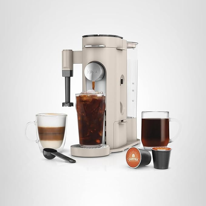 Ninja Pod & Grounds | Coffee Maker | XL Single-Serve | K-Cup Pod Compatible | Brews Grounds | Com... | Amazon (US)