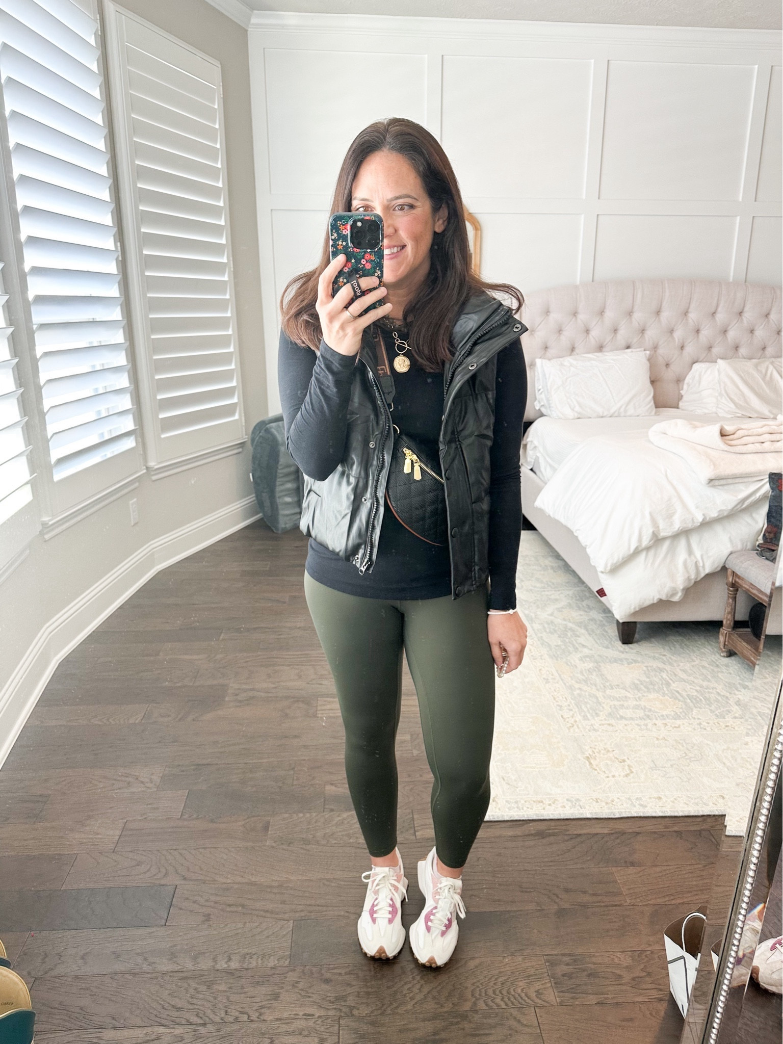 Outfit of the Day 
Amazon basics
Amazon outfit 
Casual outfit 
Mom outfit 

Leggings- small tts 
Long sleeve stretchy tee - medium (sized up)
Vest - tts 
Sneakers - tts (linked more colors)
Necklace Amazon stack
Belt bag - quilted with removable strap 

#LTKover40 #LTKfindsunder50 #LTKfitness