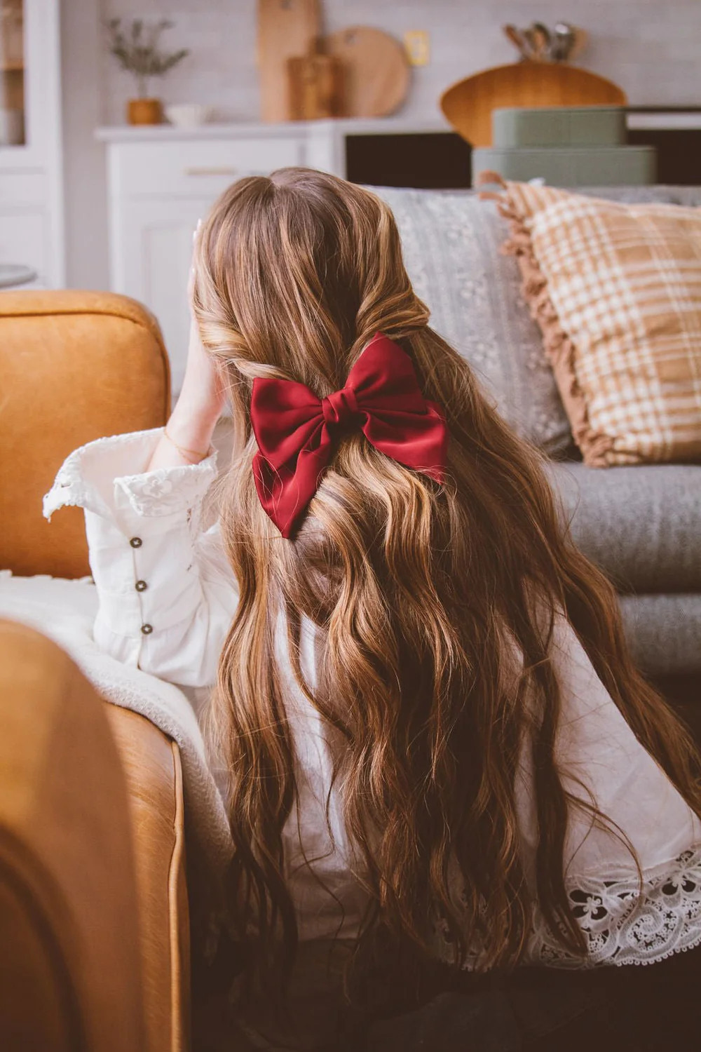 Mabel Satin Bow Clip | Shop Andi