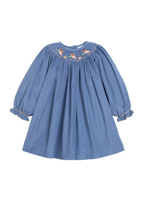 Smocked Bishop Dress - Flying Mallard | Little English