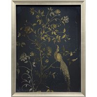 Paragon Jardine Chinois I Wall Art, Paper/Cardboard/Wood in Blue, Size: 44 X 34 X 3 by DecoratorsBest | DecoratorsBest