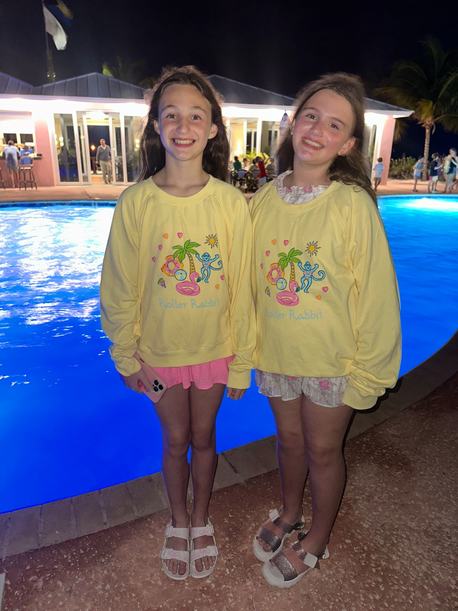 The girls got these the day before our trip! They are obsessed! #teens #rollerrabbit