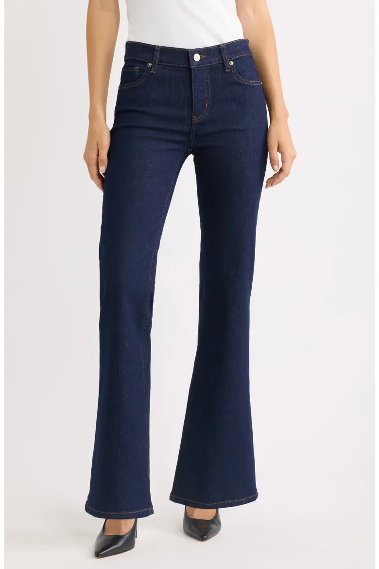 FRAME The Pixie Low Rise Bootcut Jeans in Daylily at Nordstrom, Size 24P | Nordstrom