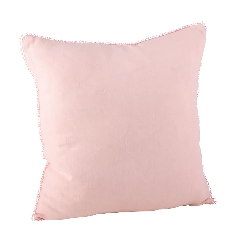 Pomponin Linen Throw Pillow | Wayfair North America