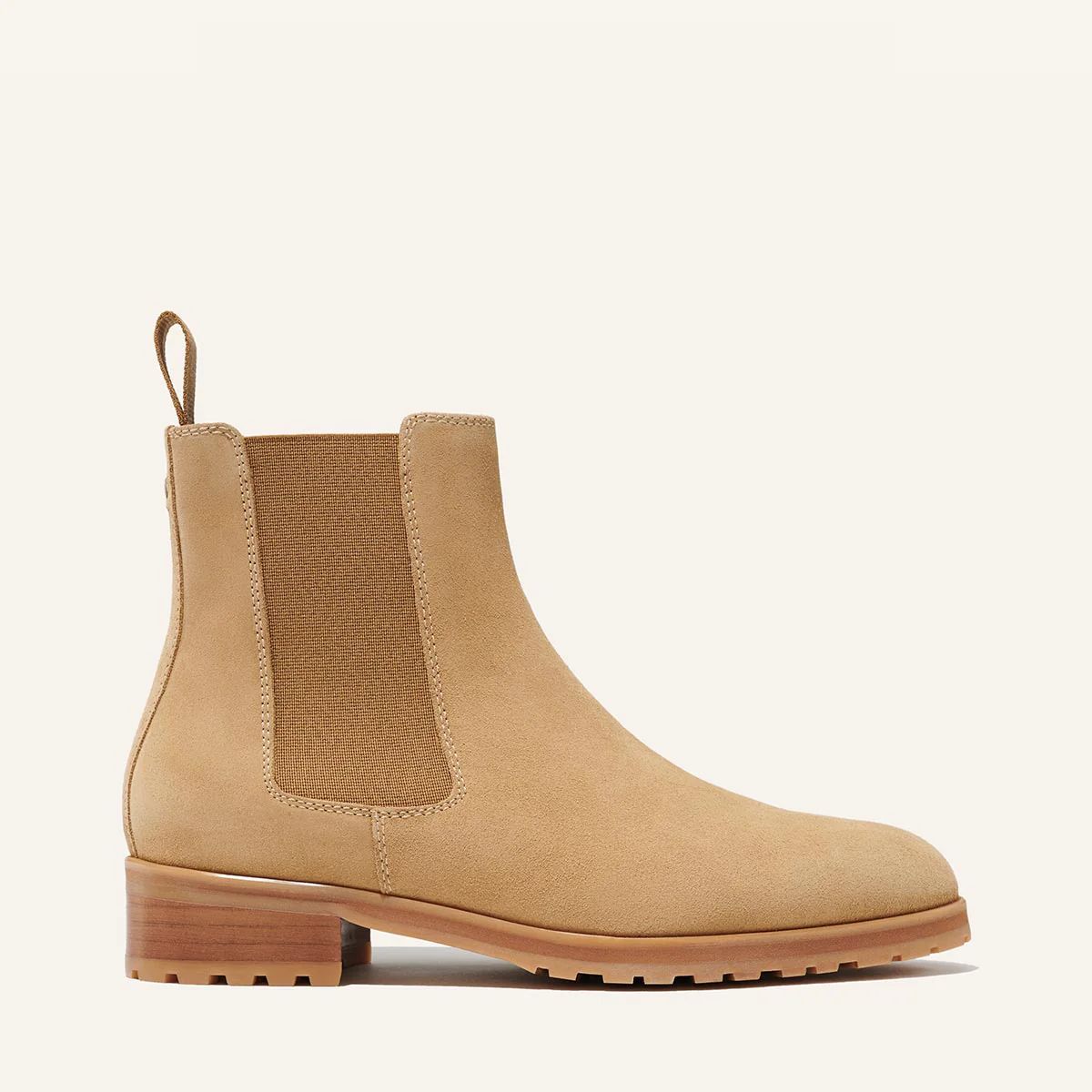 The Chelsea Boot - Sand Suede | Margaux