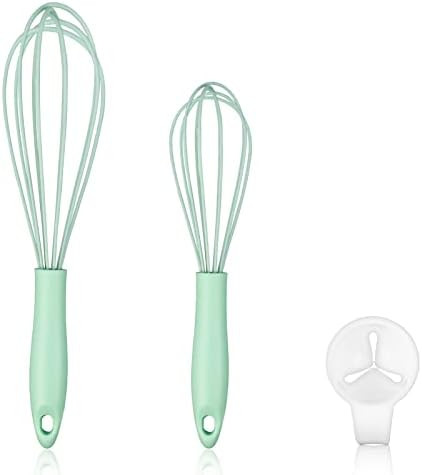 Silicone-Whisk, Wisk-Kitchen-Tool Heat Resistant Whisks for Cooking, Baking, Whisking, Blending, ... | Amazon (US)