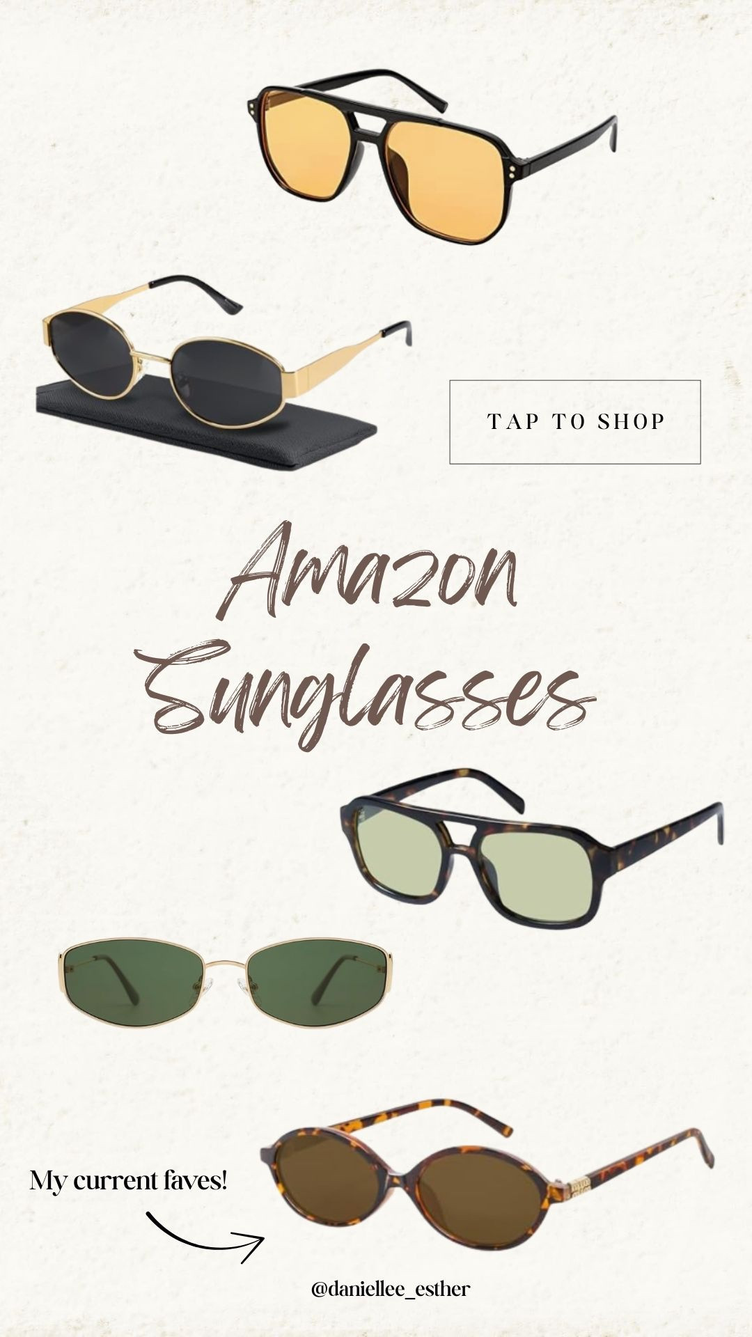 My favorite sunglasses from Amazon! 
