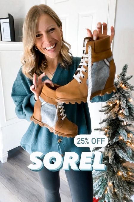 BLACK FRIDAY & 25% off @sorelfootwear ! I LOVE these boots! I got them last year, so they’ve been through it all & they’re still in nearly perfect condition. The traction is awesome for slippy, snowy weather 👌🏻❄️ 

Bonus, I wore them to work this week and even got a few Gen Z compliments, not bad for an ole millennial! 😜🙌🏻


#LTKSeasonal #LTKHoliday #LTKCyberweek
