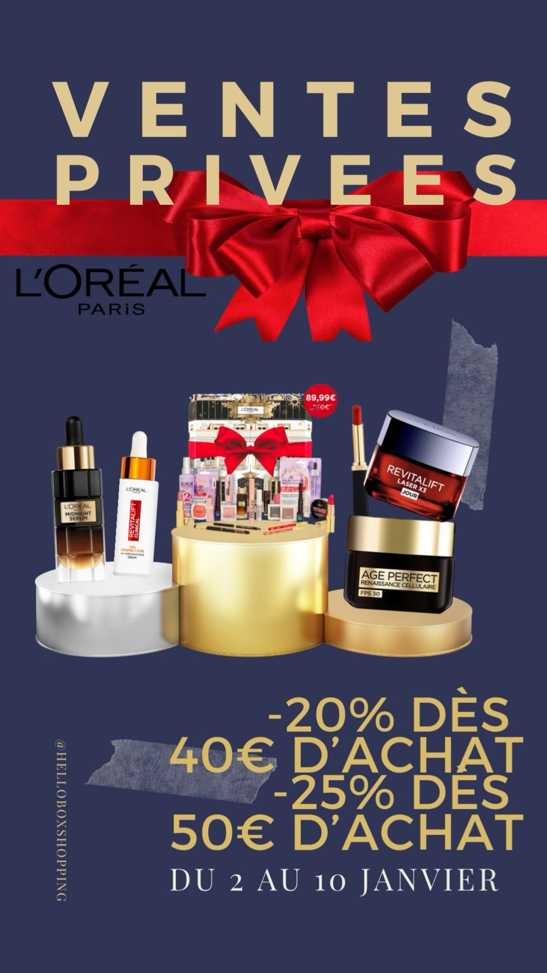 L'Oréal Paris - Calendrier de l'Avent 2023 – Boutique Valorian