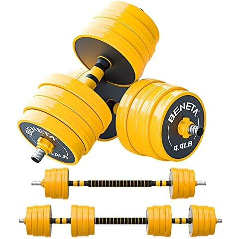Amazon.com : Nice C Dumbbell Set, Weights Adjustable Barbell Pair, Home Weights 2-in-1 Set, 22-33... | Amazon (US)