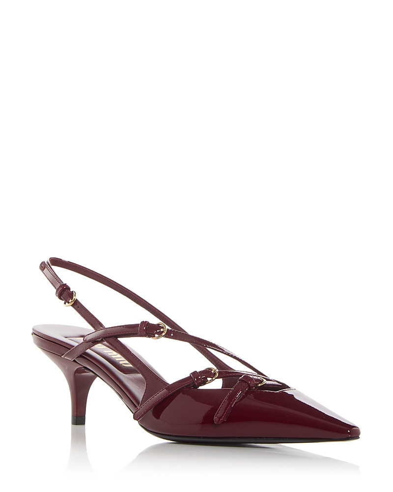 Miu Miu Women's Pointed Toe Slingback Sandals | Bloomingdale's (US)